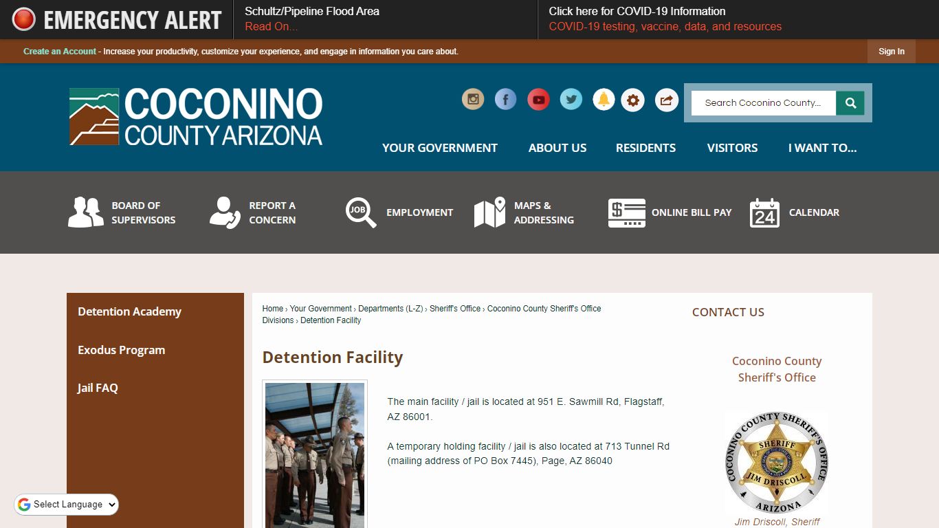 Detention Facility - Coconino County, Arizona